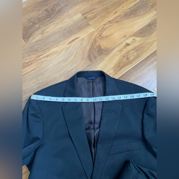 Brooks Brothers Men’s Wool Blazer Gray Sport Coat Suit Jacket Formal Wedding 42L - Picture 9 of 12